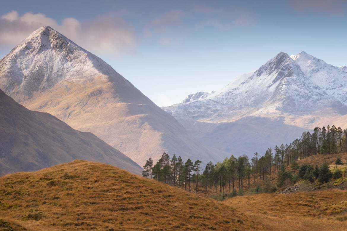 Scottish Highlands and Mountains Glen Shiel Portfolio Image