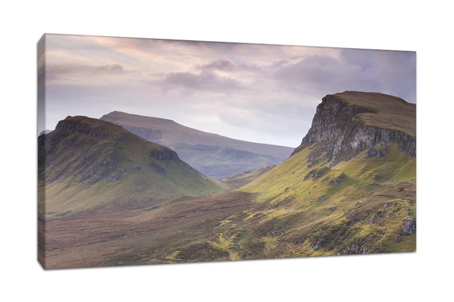 Quiraing Isle of Skye Colour Canvas Print