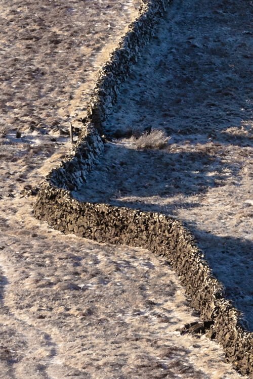 Galloway Hills Wall Zoomed in to 100% Detail