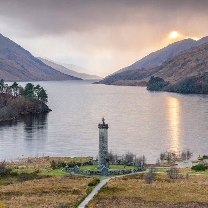 Glenfinnan Monument Square Crop Print Only