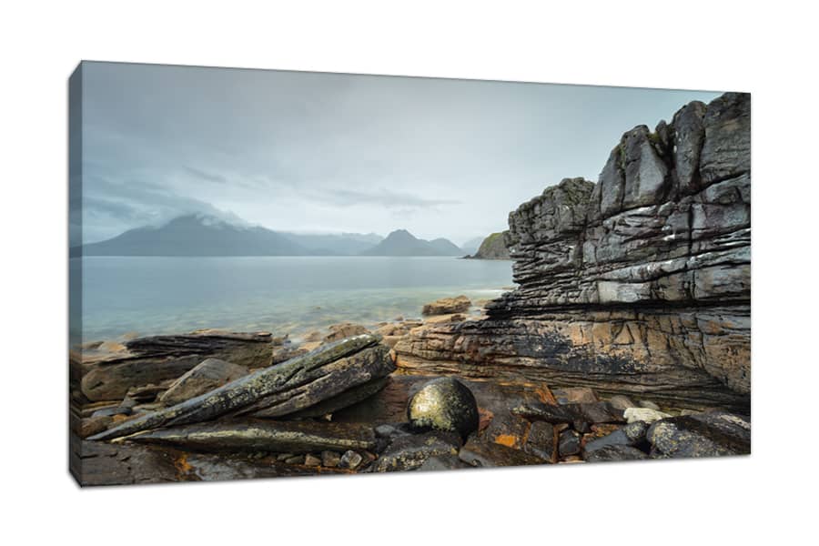 Elgol Rocks Canvas Print