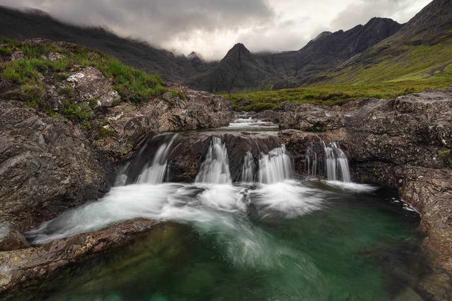 Landscape photography from Isle of Skye of the Fairy Pools Featured Image
