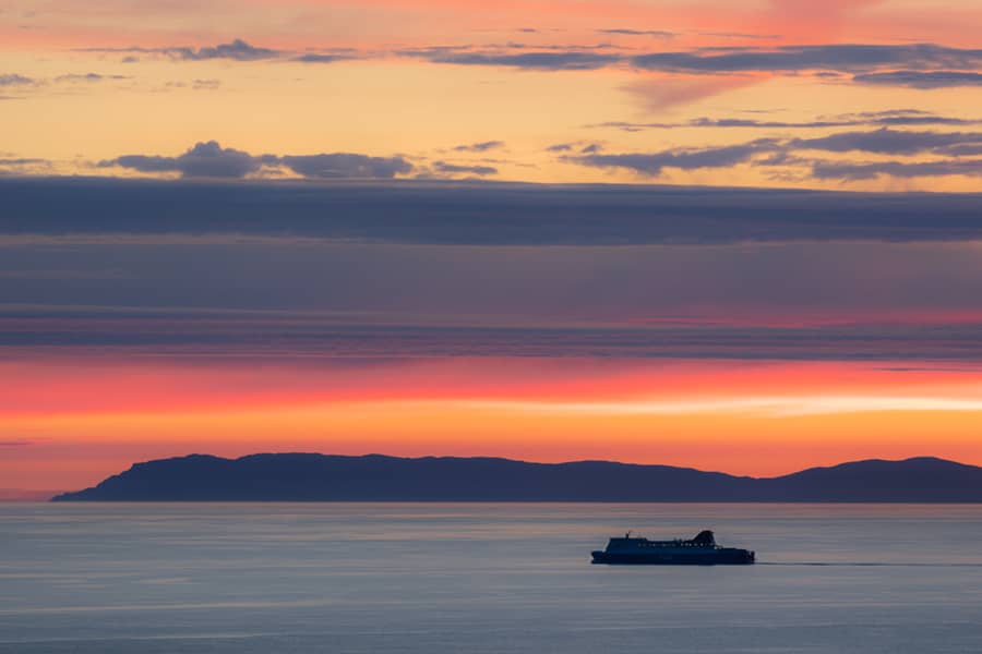 Mull of Kintyre Summer Sunset
